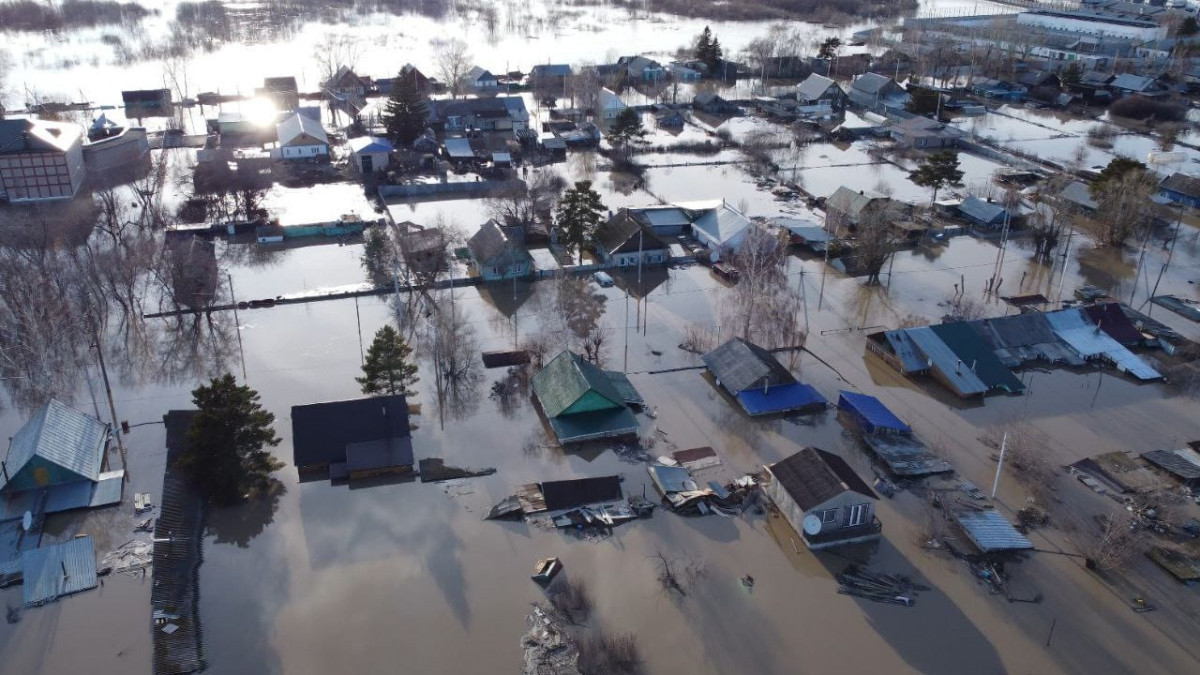 Наводнение в актюбинске