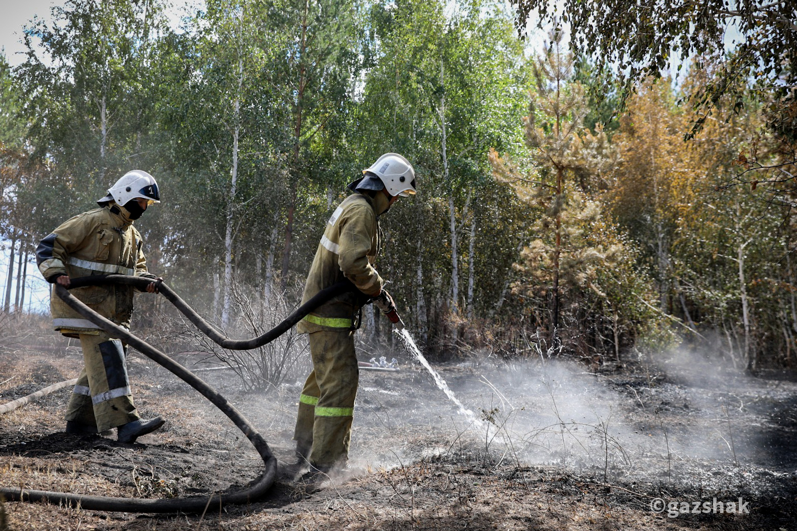 Истории костанайских пожарных, продолжающих борьбу с огнем